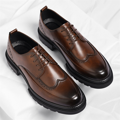 Zapatos de vestir de piel auténtica Belluno