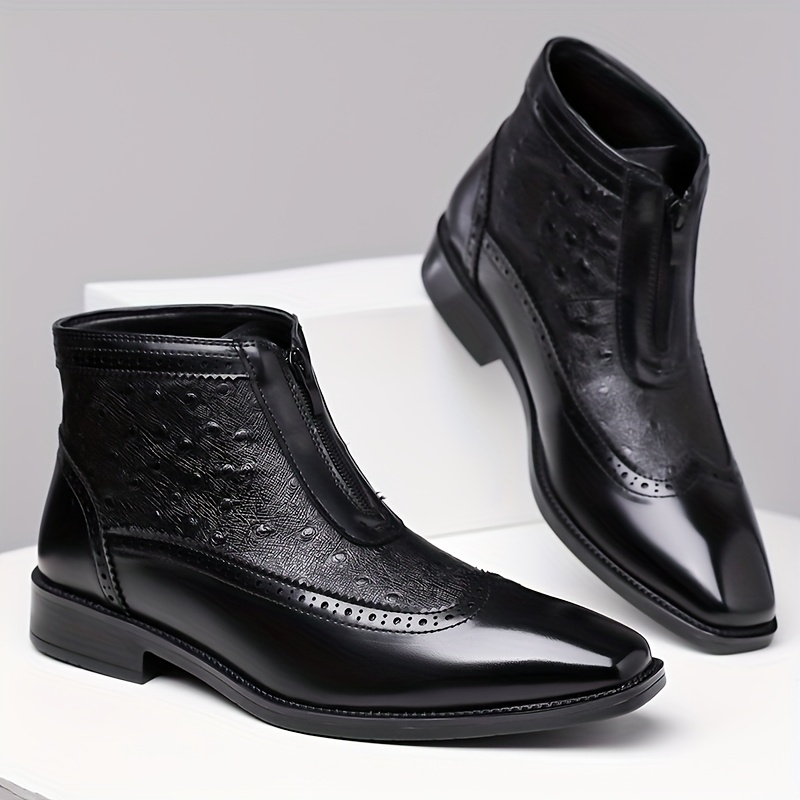 Botas de cuero de avestruz Belmont