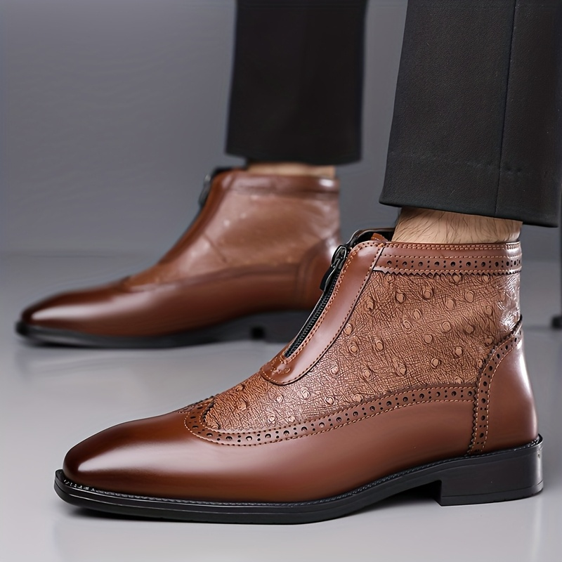 Botas de cuero de avestruz Belmont