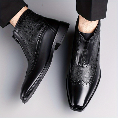 Botas de cuero de avestruz Belmont