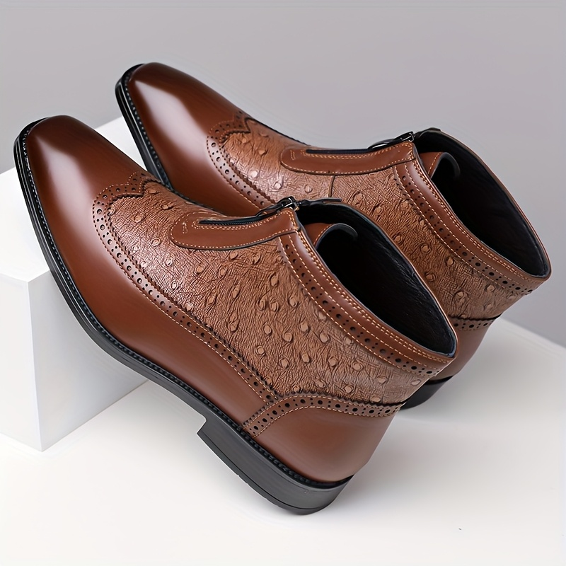Botas de cuero de avestruz Belmont