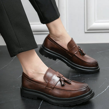 Mocasines de piel con borlas Belmont