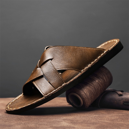 Sandalias de piel auténtica Giorgio Italiana