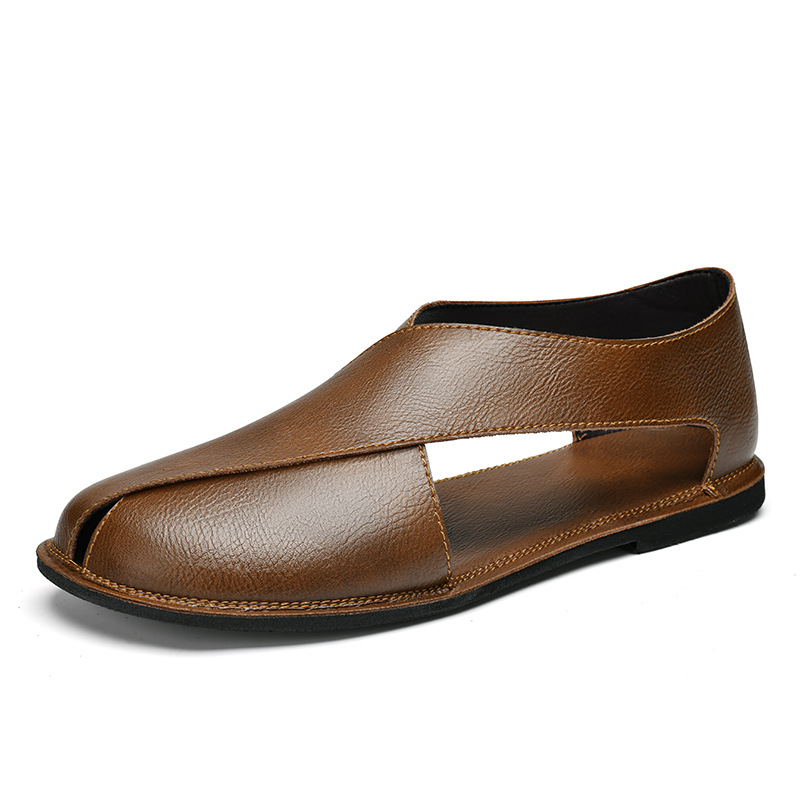 Lusso Italiana Sandalias de Cuero Genuino