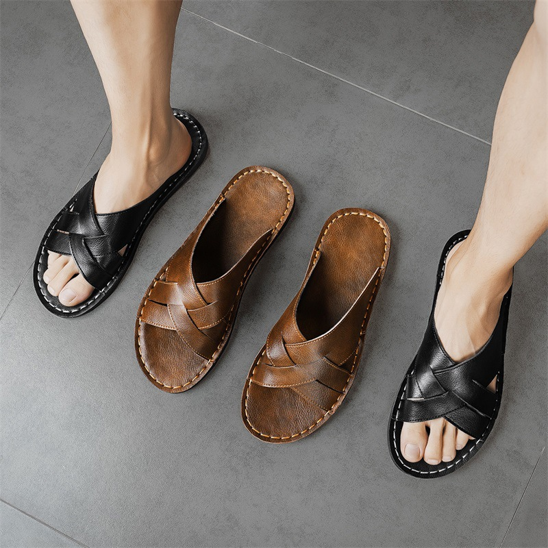 Sandalias de piel auténtica Giorgio Italiana
