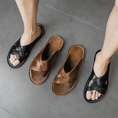 Sandalias de piel auténtica Giorgio Italiana