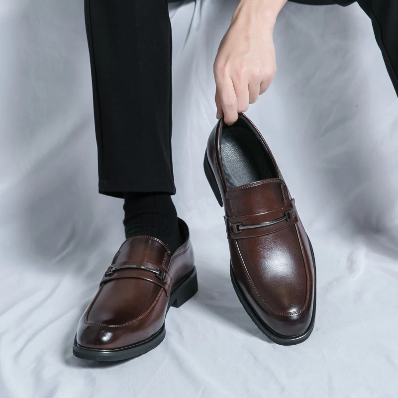 Mocasines de piel italiana Bruno