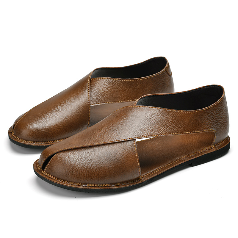 Lusso Italiana Sandalias de Cuero Genuino
