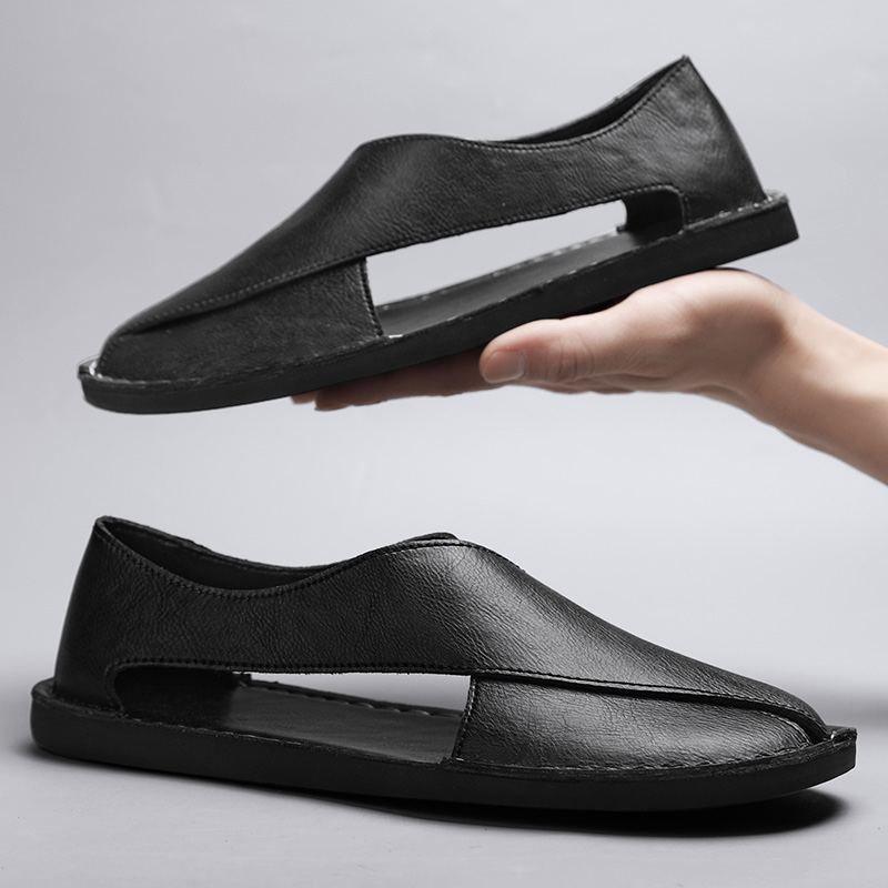Sandalias de cuero auténtico Pelle Italiana