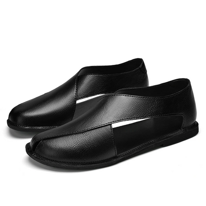 Lusso Italiana Sandalias de Cuero Genuino
