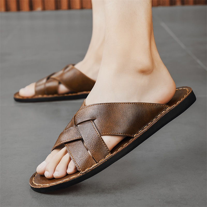 Sandalias de piel auténtica Giorgio Italiana