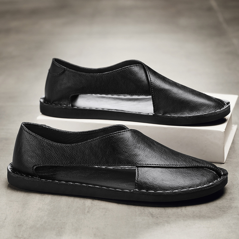 Sandalias de cuero auténtico Pelle Italiana