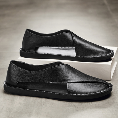 Sandalias de cuero auténtico Pelle Italiana