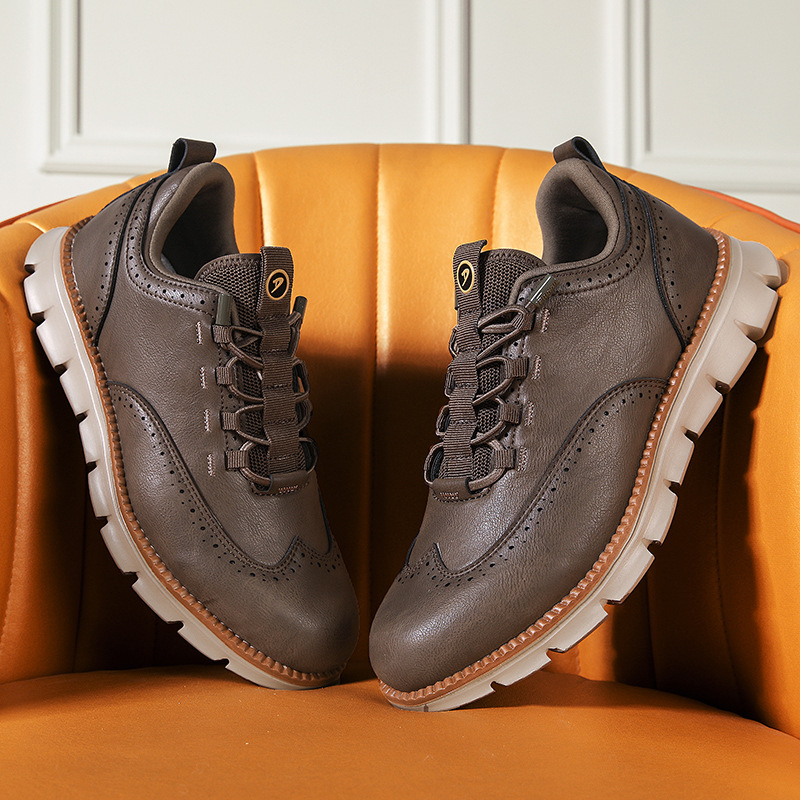 Carlo Genuine Leather Sneakers