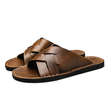 Sandalias de piel auténtica Giorgio Italiana