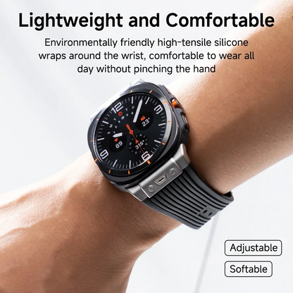Streamlined Galaxy Watch Ultra Silicone Band
