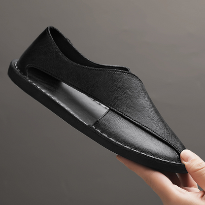 Sandalias de cuero auténtico Pelle Italiana