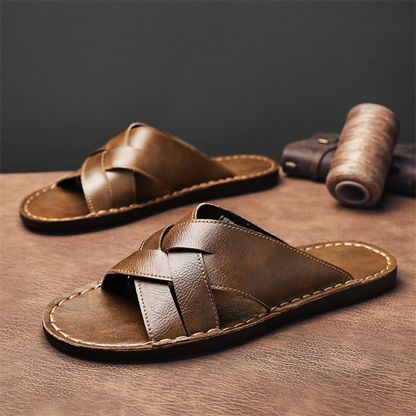 Sandalias de piel auténtica Giorgio Italiana