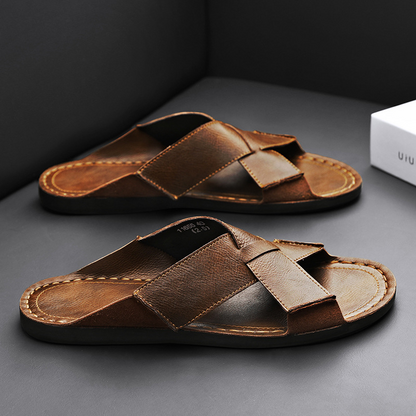Sandalias de piel auténtica Enzo Italiana