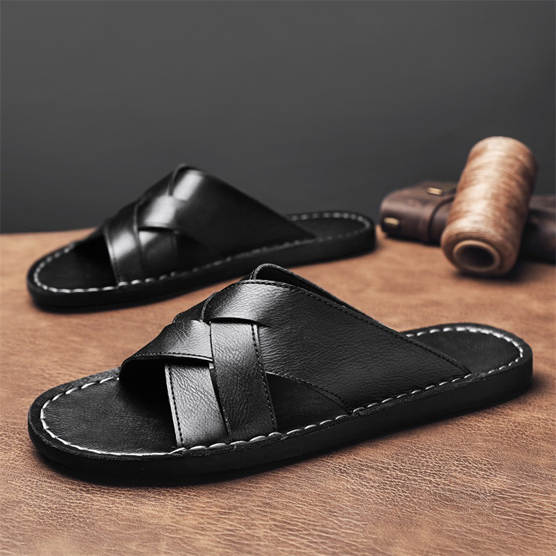 Sandalias de piel auténtica Giorgio Italiana