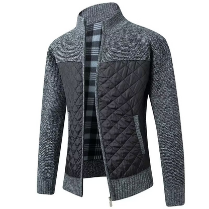 Maddox Quilted Knit Jacket
