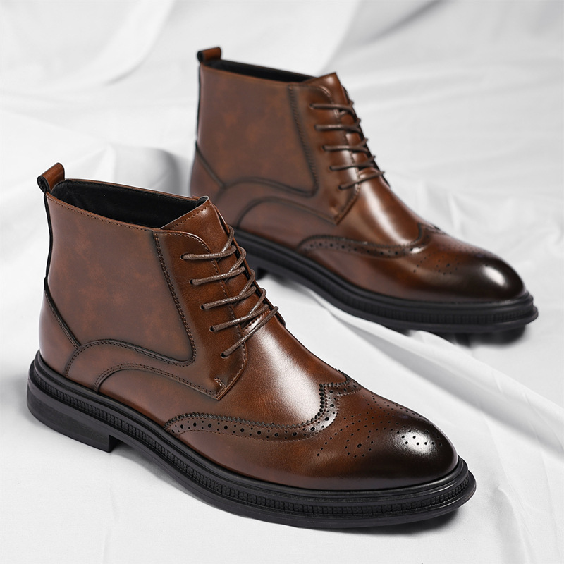 Botines brogue de piel Regency