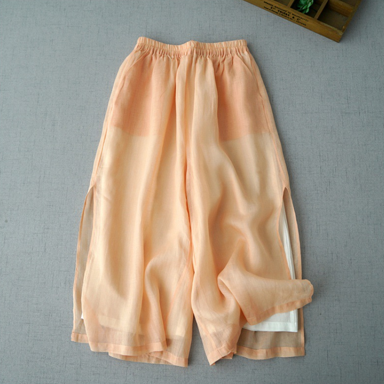 Lila Linen Pants