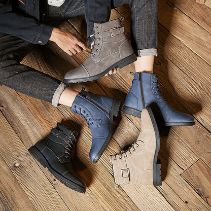 Botas Bristol de cuero auténtico