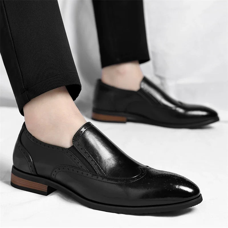 Cambridge Leather Brogue Loafers