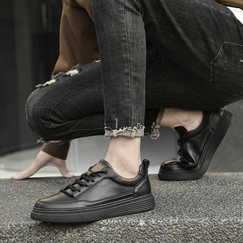 Zapatillas de cuero genuino Roma Italiana