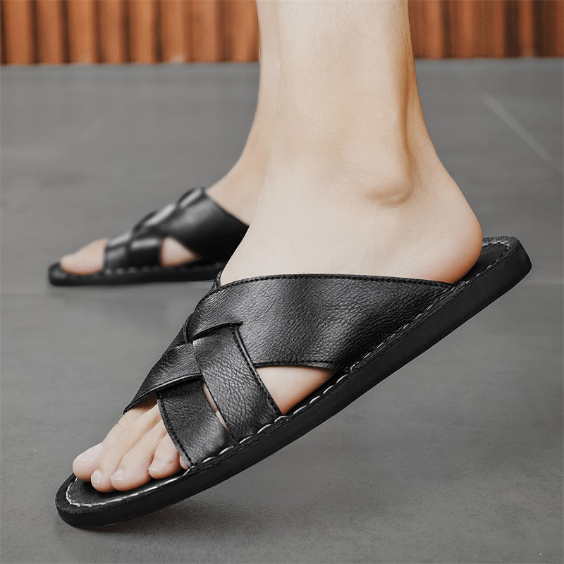 Sandalias de piel auténtica Giorgio Italiana
