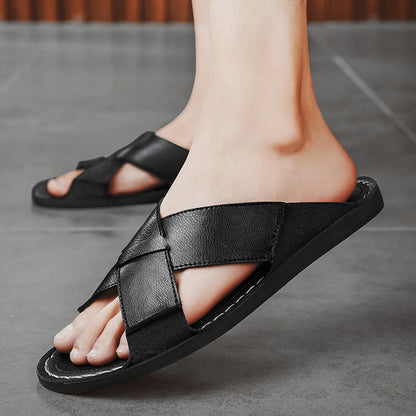 Sandalias de piel auténtica Enzo Italiana