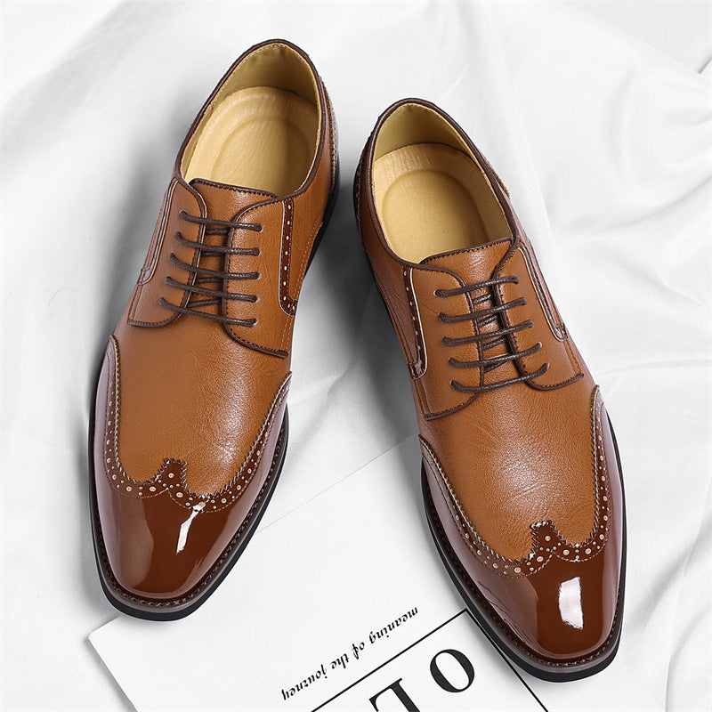 Mayfair Leather Brogue Dress Shoes