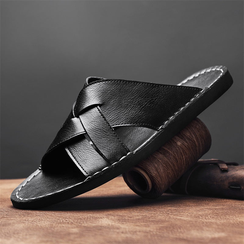 Sandalias de piel auténtica Giorgio Italiana