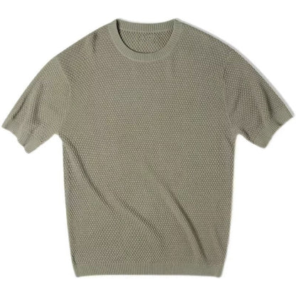 Camiseta oversize de punto tipo varsity