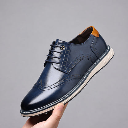 Luca Leather Brogue Sneakers