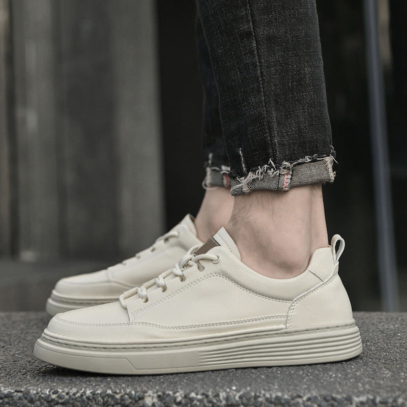 Zapatillas de cuero genuino Roma Italiana