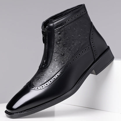 Botas de cuero de avestruz Belmont