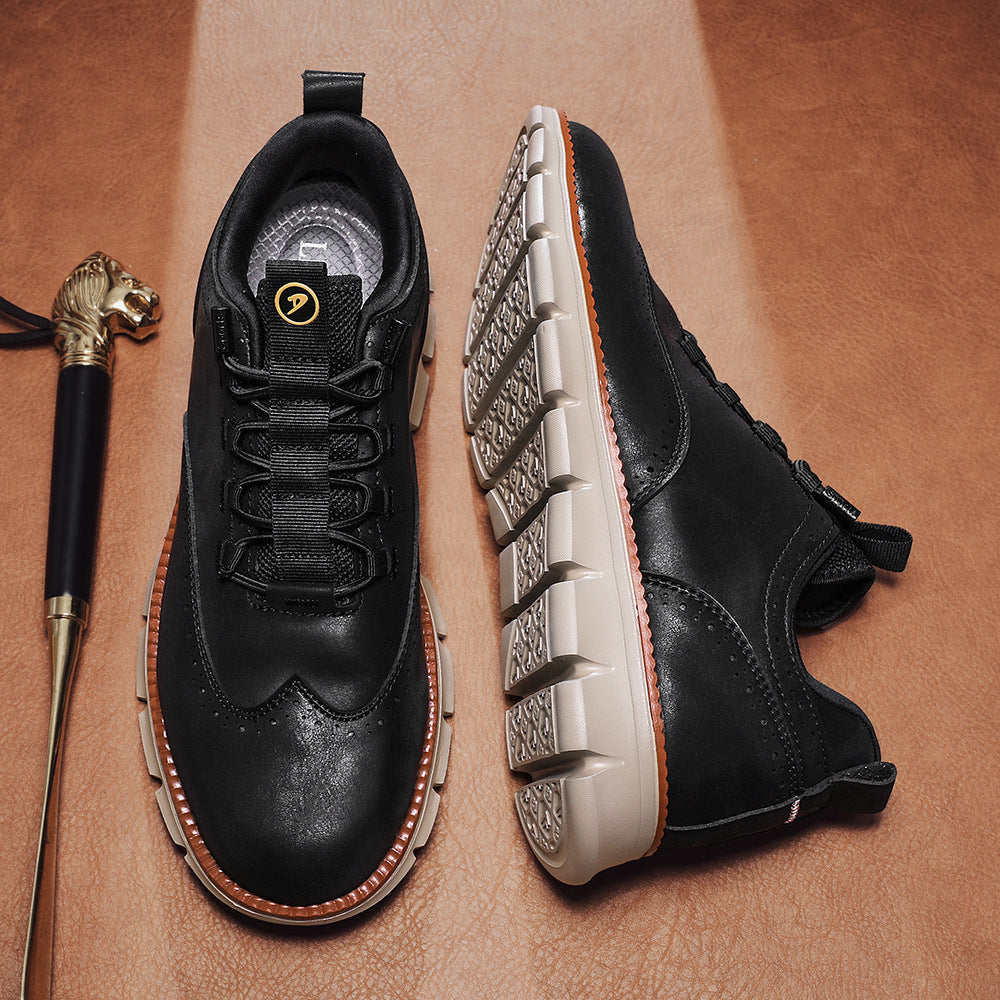 Carlo Genuine Leather Sneakers