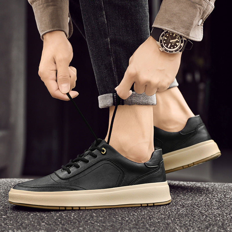 Calvin Genuine Leather Sneakers