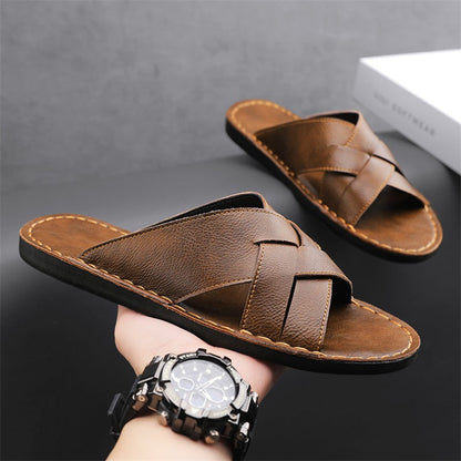 Sandalias de piel auténtica Giorgio Italiana