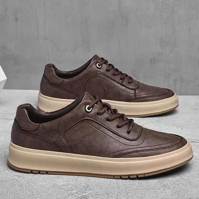 Calvin Genuine Leather Sneakers