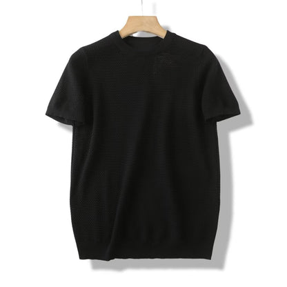 Camiseta oversize de punto tipo varsity