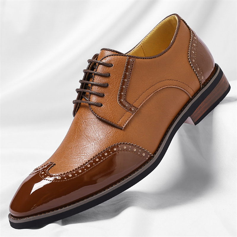 Mayfair Leather Brogue Dress Shoes