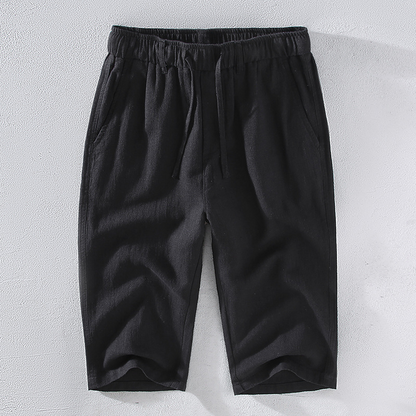 Kyoto Linen Cropped Pants