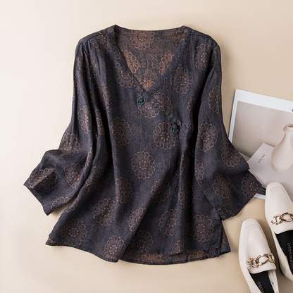 Avery Linen Blouse