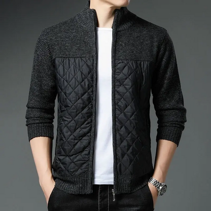 Maddox Quilted Knit Jacket