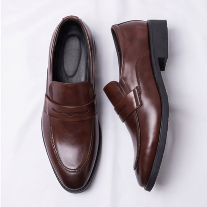 Amalfi Leather Penny Loafers