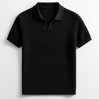 Lusso Knitted Polo Shirt