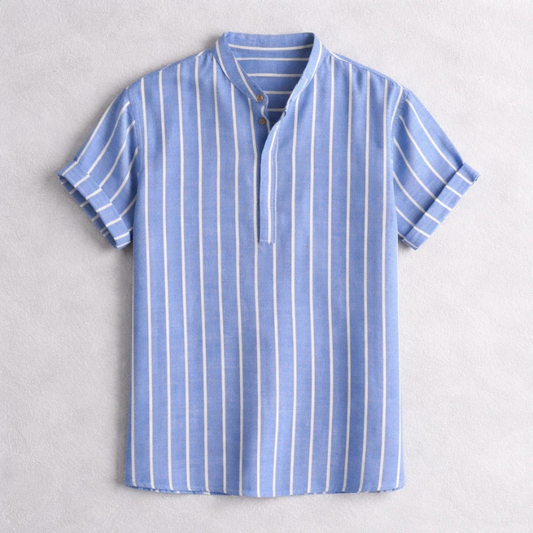 Camisa tipo Henley Kenji